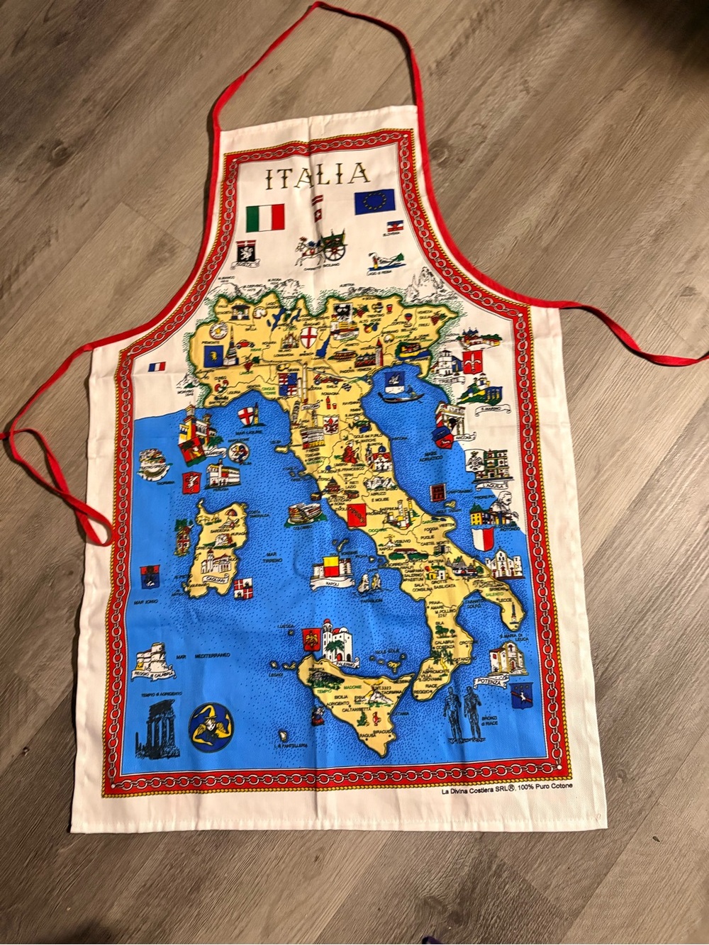Italia vintage apron